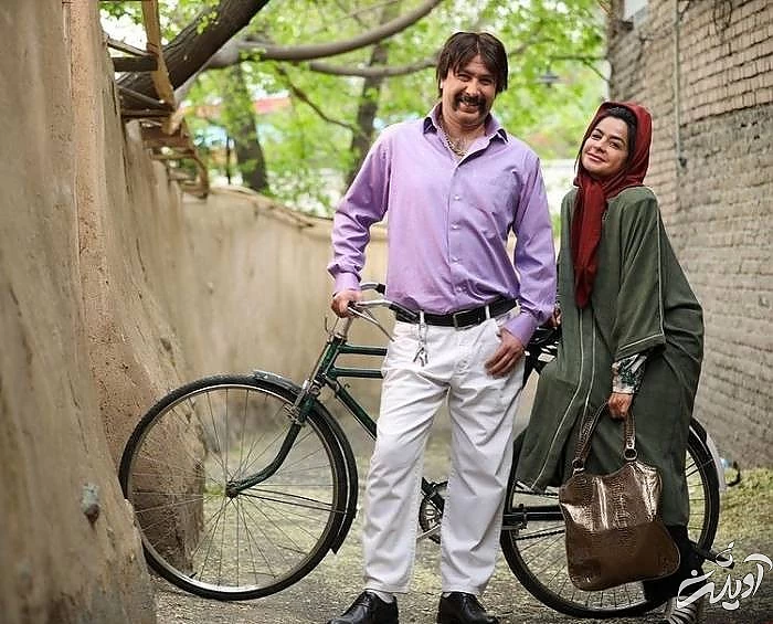 سیما تیرانداز و محمد بحرانی در پشت صحنه سریا دراکولا سیما تیرانداز و محمد بحرانی